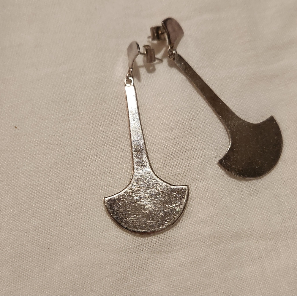 Silver Drop Earrings